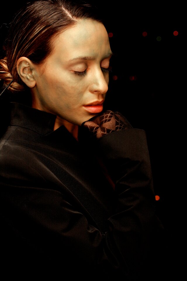 Fashion young beauty model
