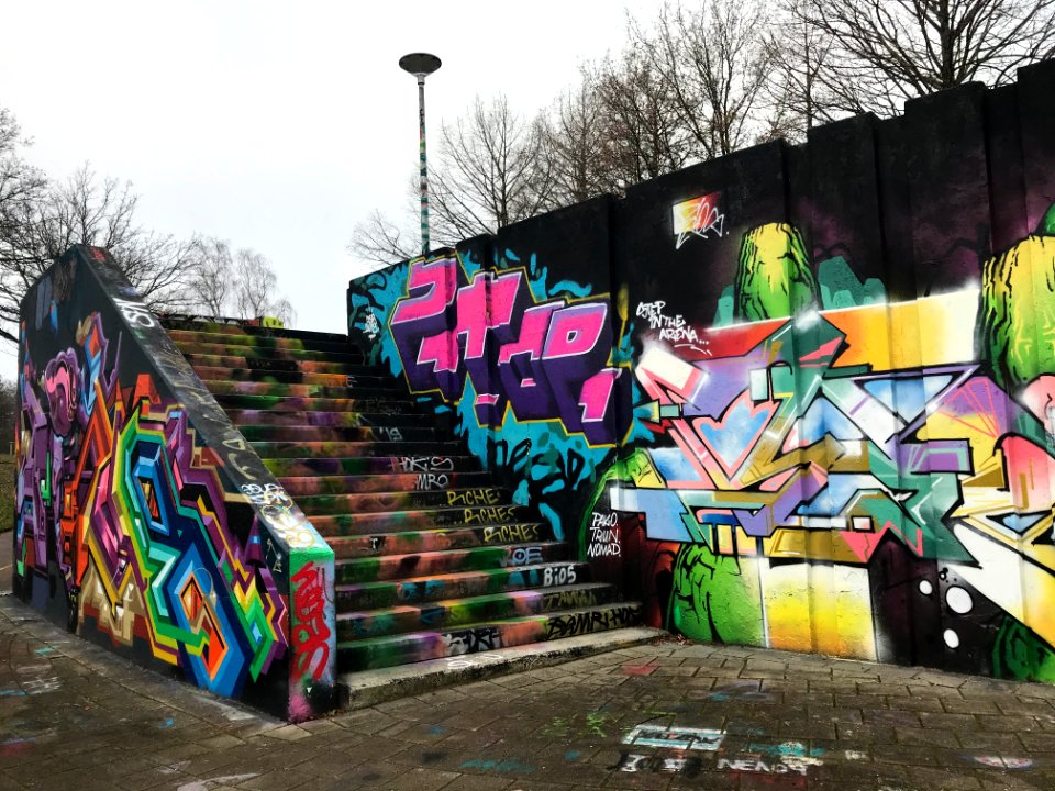 Eindhoven Berenkuil, step in the graffiti arena 