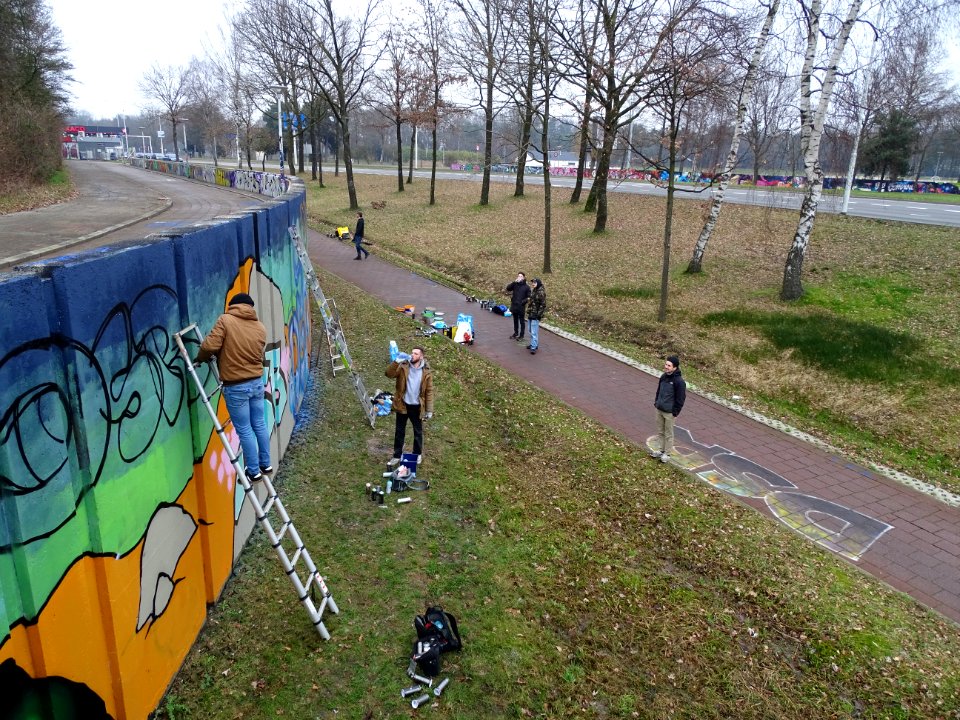 Eindhoven Berenkuil, step in the graffiti arena 