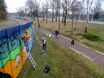 Eindhoven Berenkuil, step in the graffiti arena 
