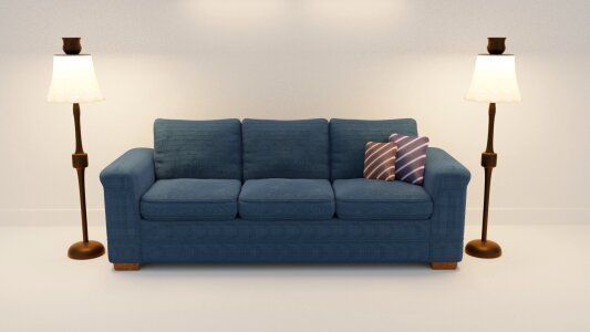 Sofa 3d model 3 seater