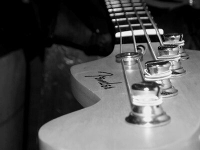 Music gray music gray guitar photo