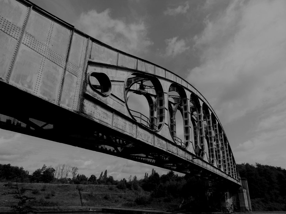 Gellik Belgium, Railroad Bridge 