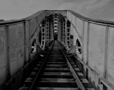 Gellik Belgium, Railroad Bridge 