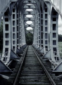 Gellik Belgium, Railroad Bridge 