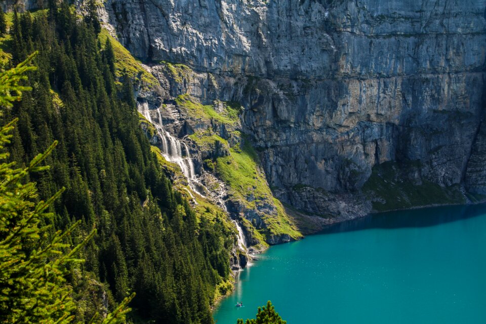 Mountains lake water