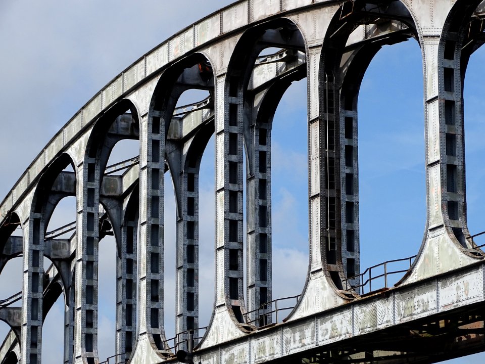 Gellik Belgium, Railroad Bridge 