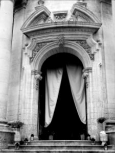 , Noto Sicily, Chiesa di San Domenico, dark room 