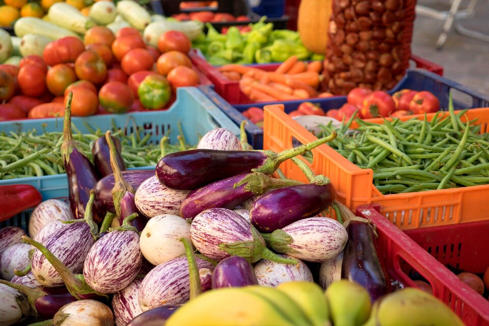 Food healthy market stall