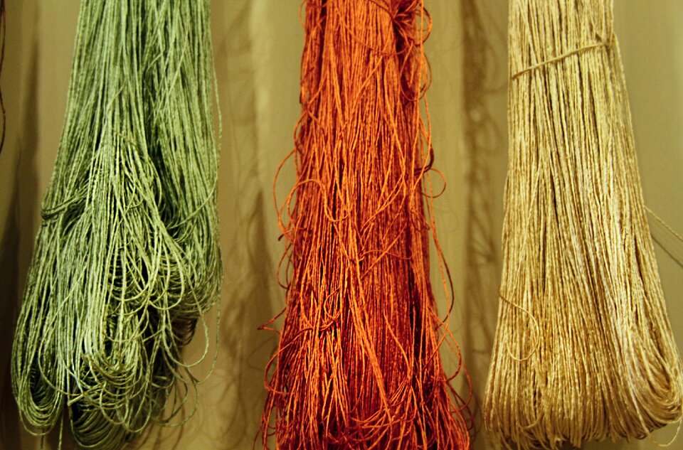 Colorful material handmade