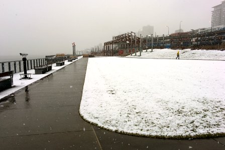 Snow by the River