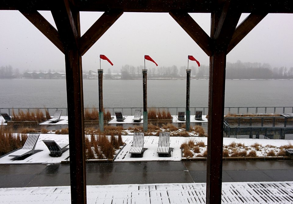 Snow by the River
