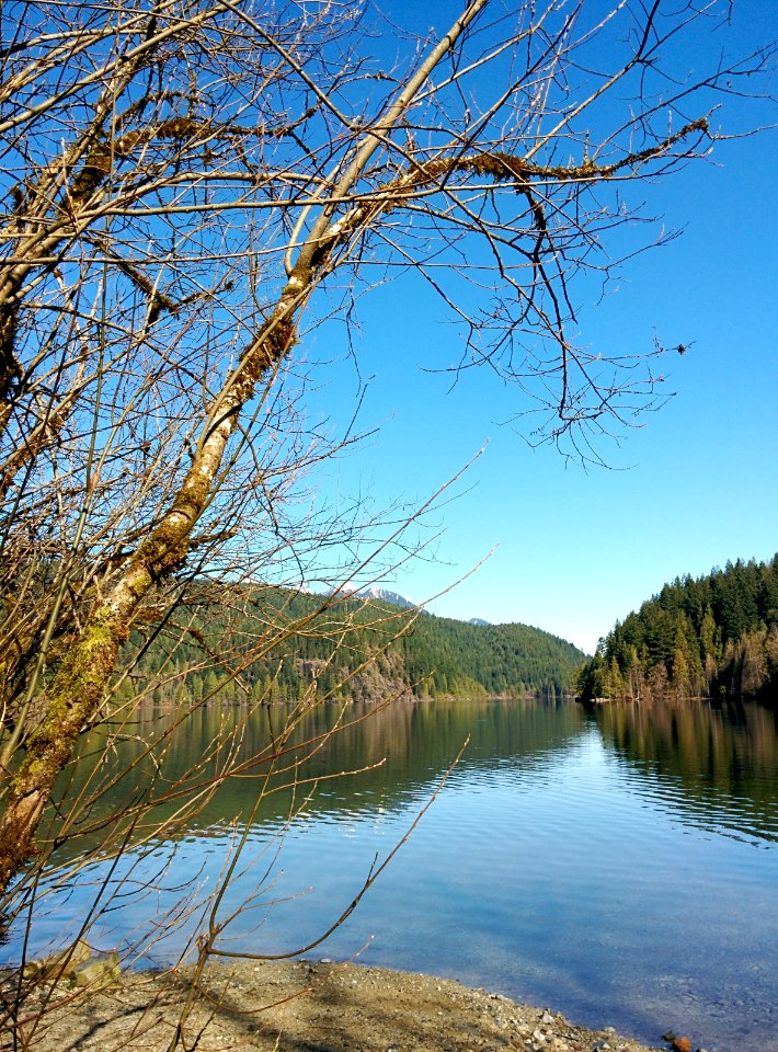 Buntzen Lake on April 1