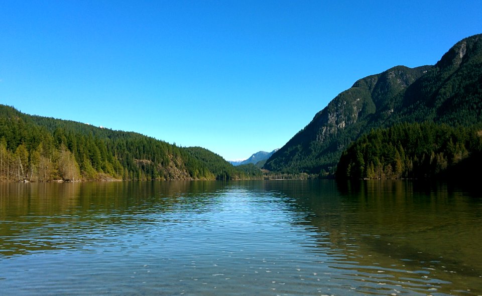 Buntzen Lake on April 1