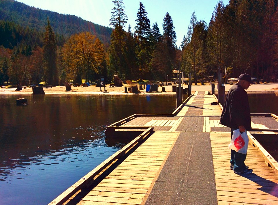 Buntzen Lake on April 1