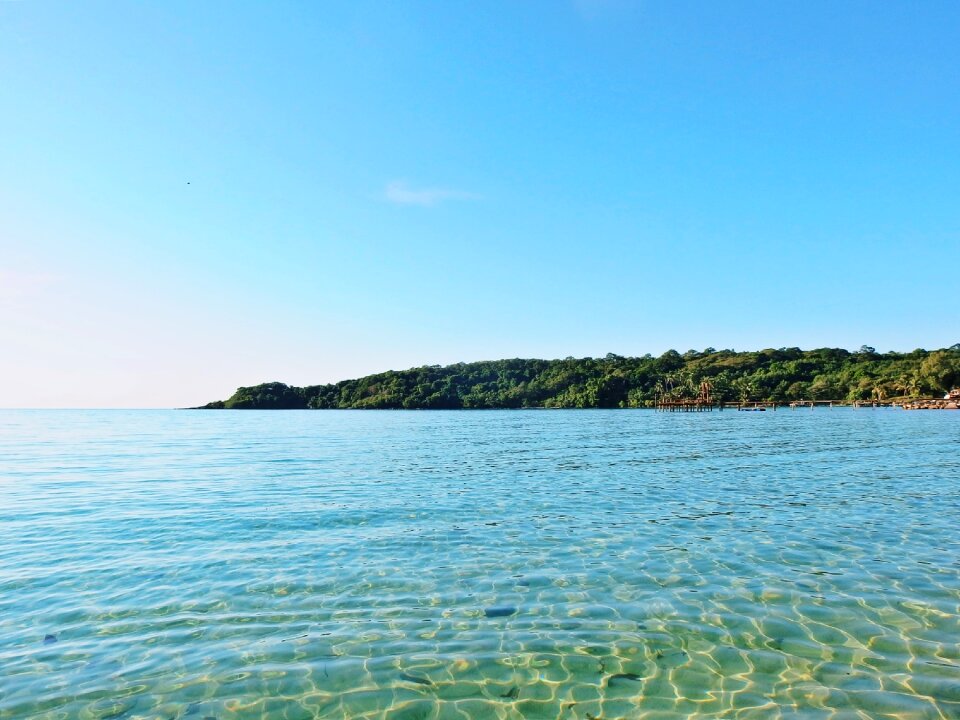 Water coast blue