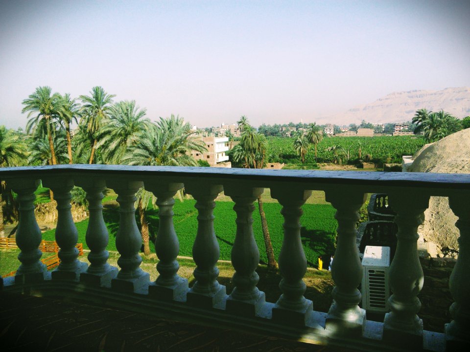 Gonna miss this breakfast view. Last morning in Luxor. Nig…