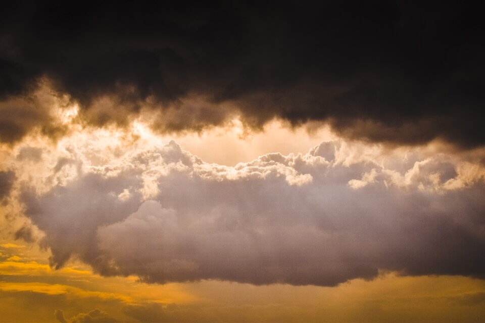 Nature dramatic cloudscape