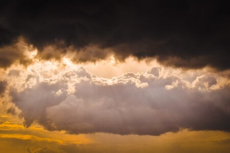 Nature dramatic cloudscape