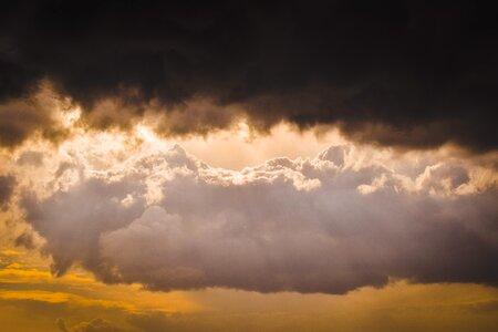 Nature dramatic cloudscape photo