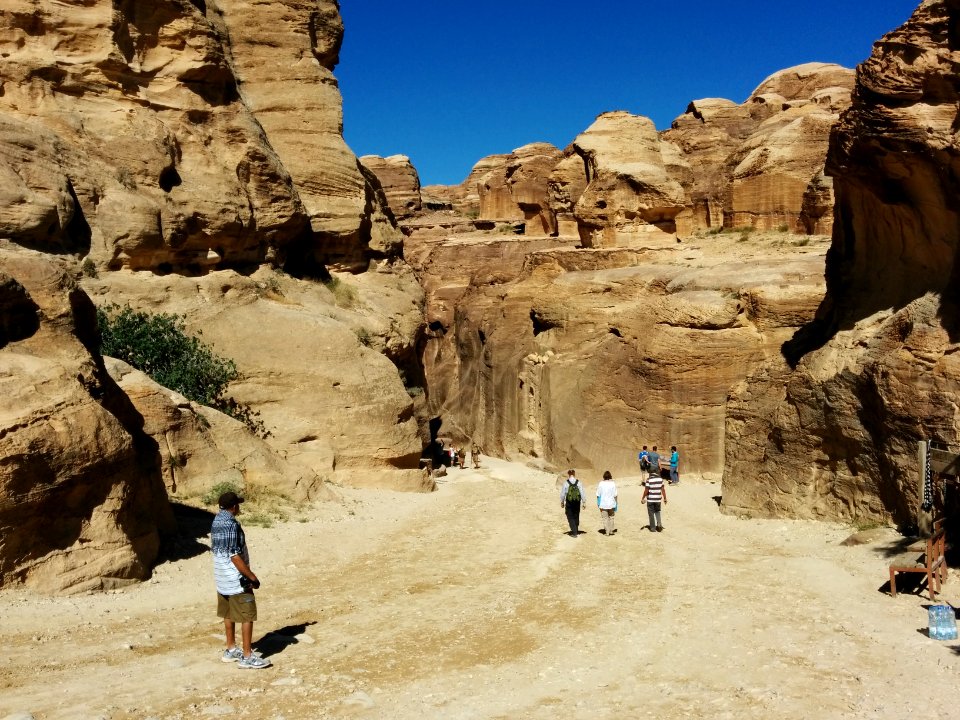 Into the Siq again