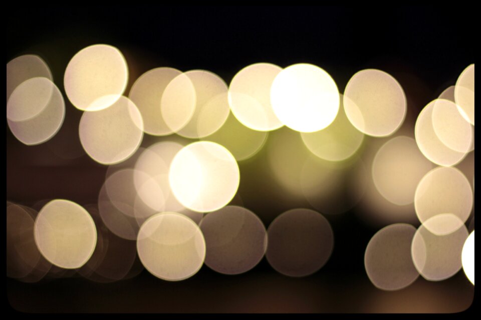 Points of light points blur