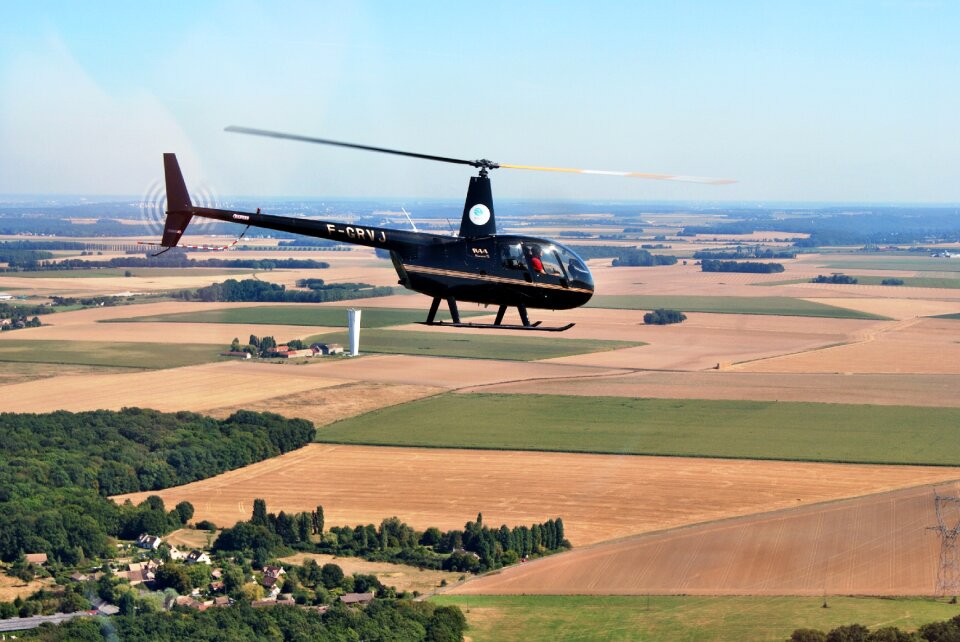 France in the sky flight