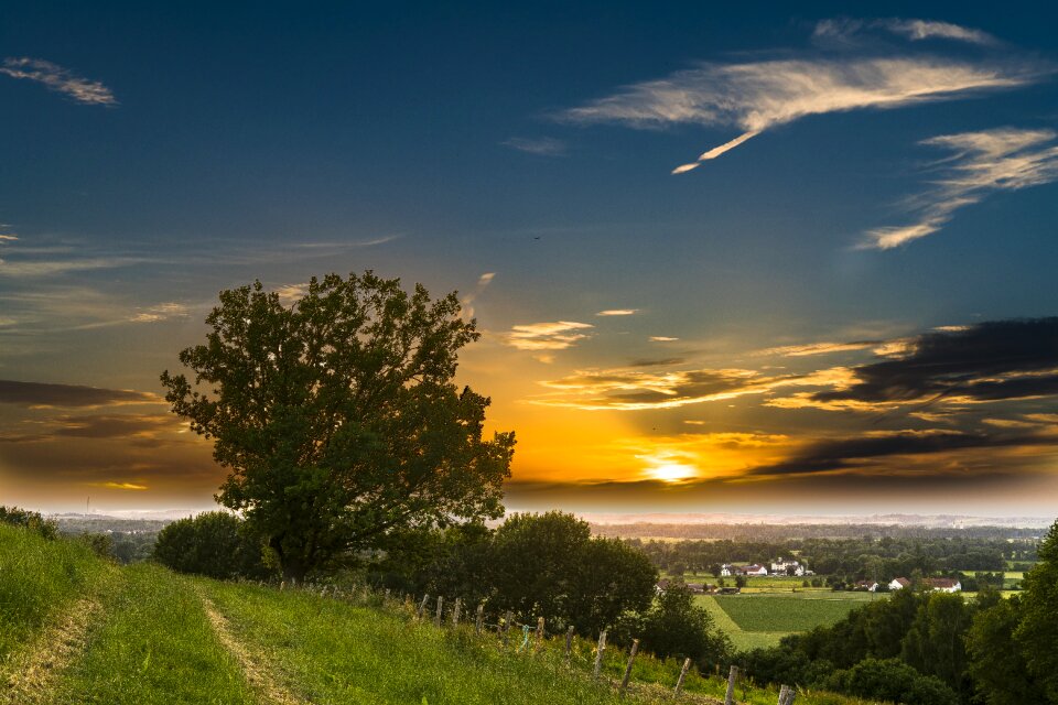 Landscape abendstimmung nature