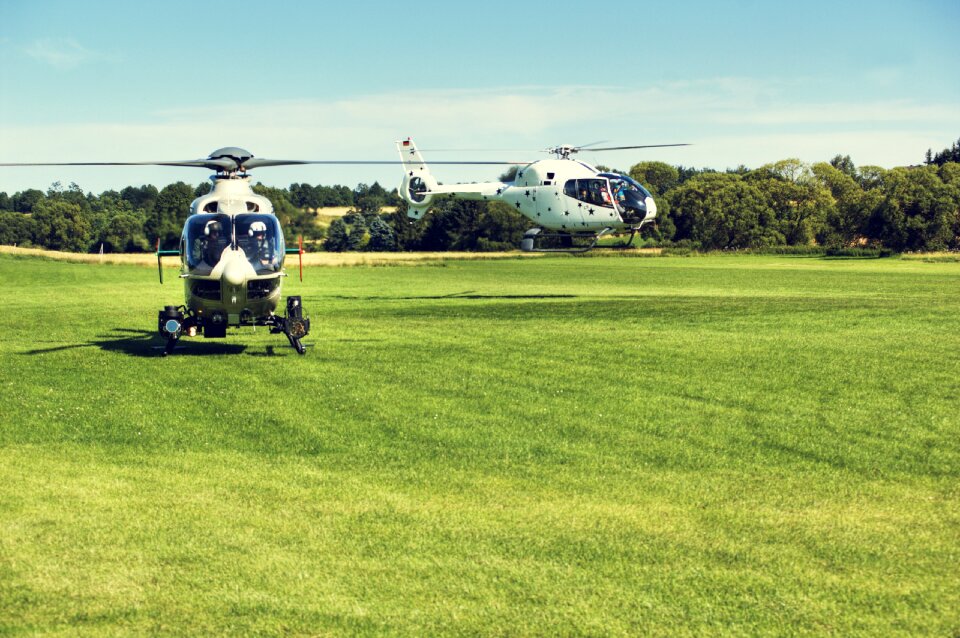 Rotor flying rotor blades
