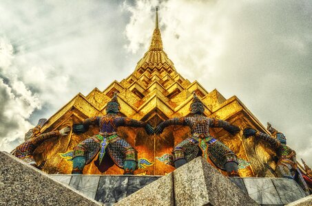 Religion buddhism sky
