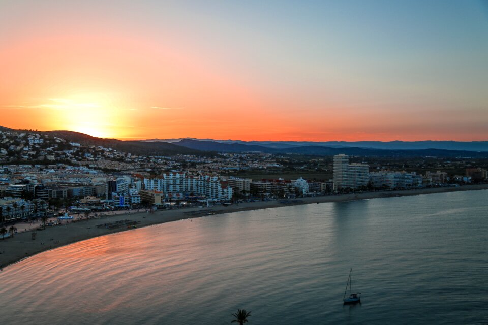 Abendstimmung boats beach