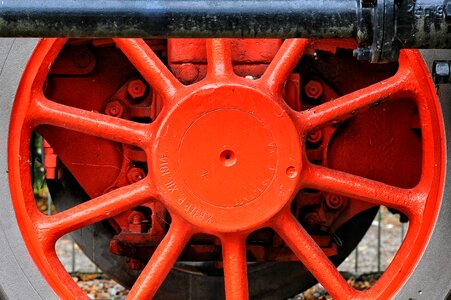 Red wheel color photo