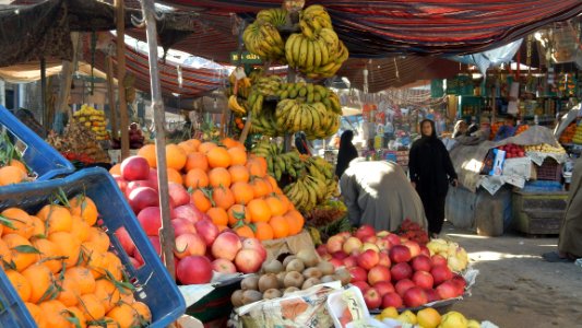 The Market of Edfu, Egypt