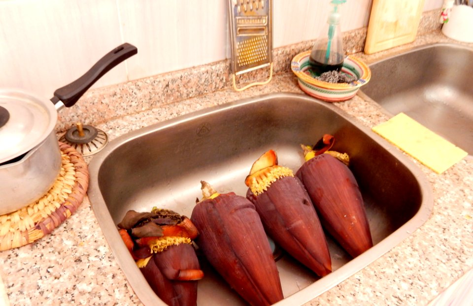 Four Banana Flowers