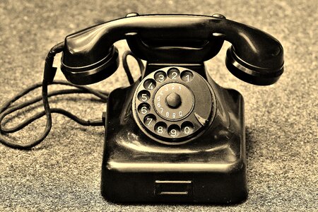 Bakelite post dial