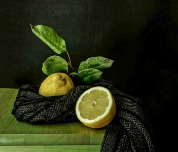 Yellow green cloth