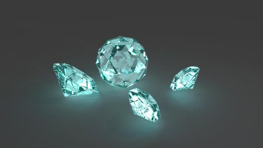 Diamonds jewelry shine