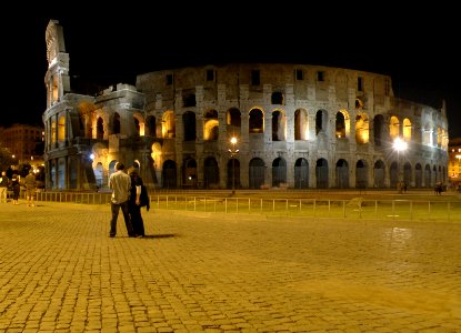 The Colosseum at Night 1 photo