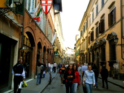 Walking Through Town