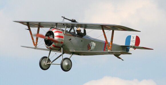 World war i first flight in january 1916 aviator photo