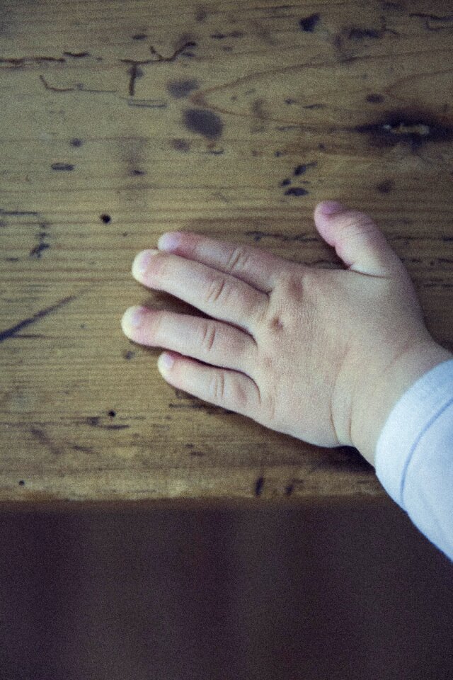 Hands child's hand keep