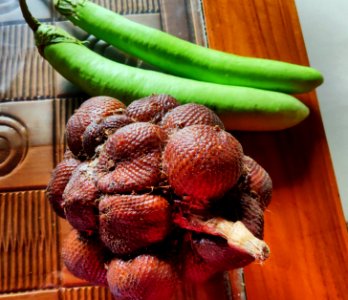 Green Eggplant and Salak