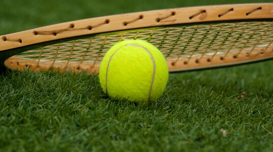 Tennis sport green photo