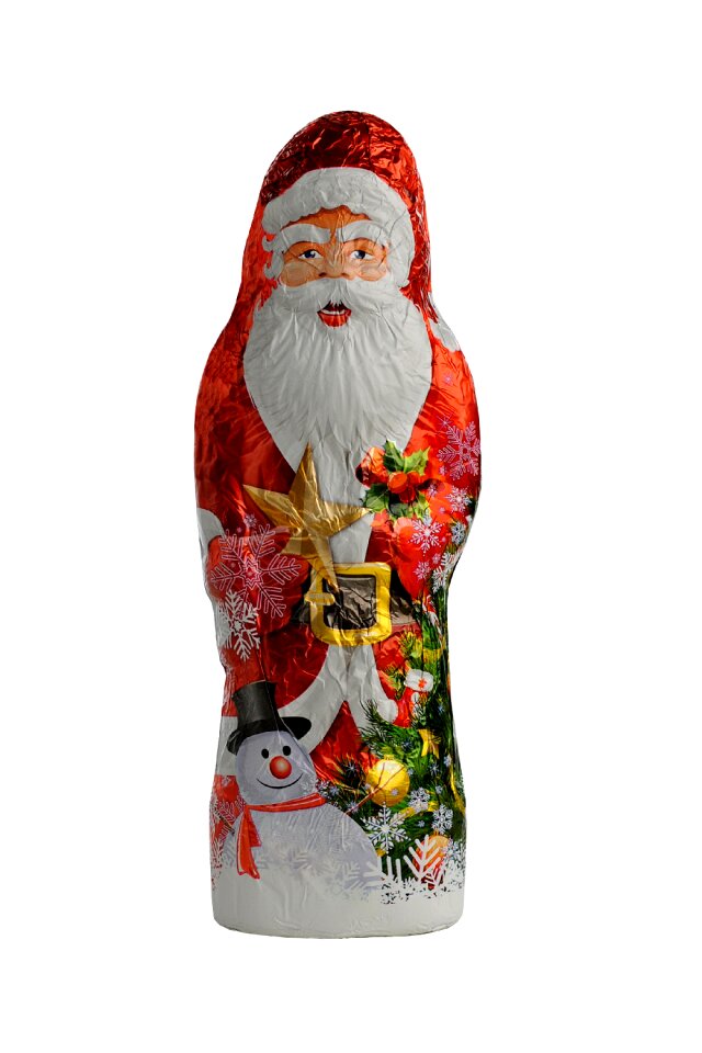 Chocolate santa claus advent