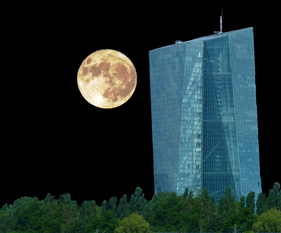 Euro skyscrapers frankfurt