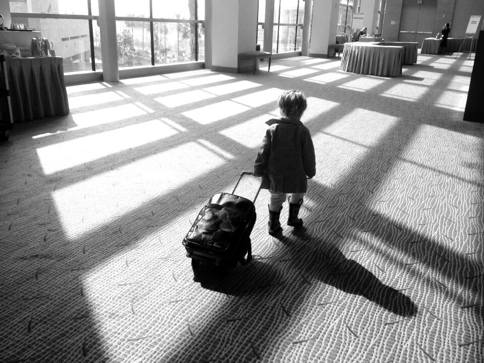 Luggage female journey