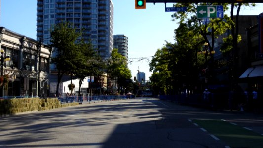 Columbia St. at Rush Hour