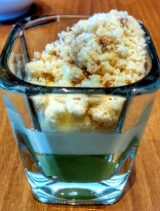 Ginger Crumb White Chocolate Green Tea Mousse