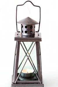 Lantern bow-type handle candle