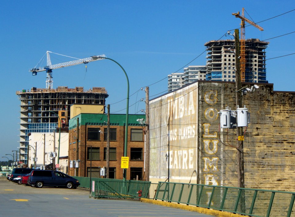 Along the Parkade - Old and New